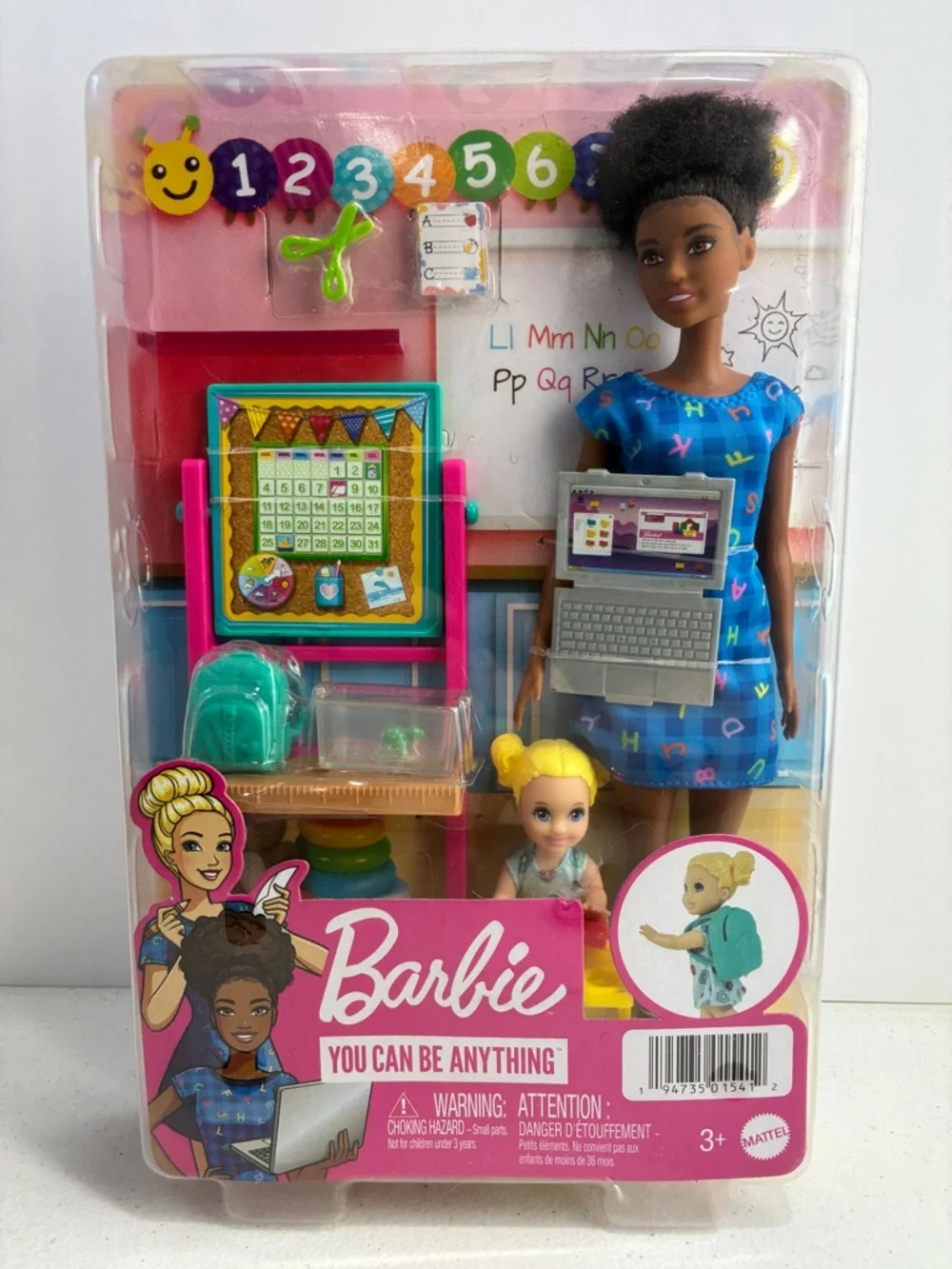 Barbie You Can Be Anything Careers Teacher Playset Black Doll AA NRFB